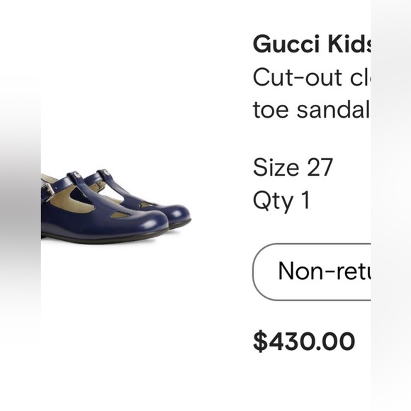 Gucci blue shoes - Picture 5 of 6